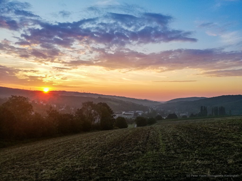 Sonnenaufgang Kierlingtal